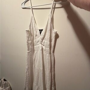 Elegant White Lace Dress